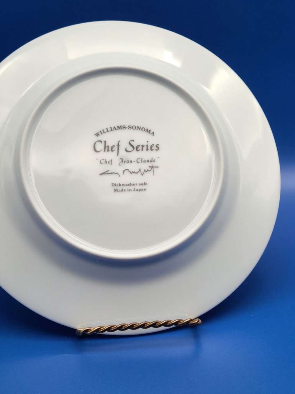 6 Williams Sonoma Guy Buffet Vintage Chef Series Dessert Salad Plates - Picture 9 of 14